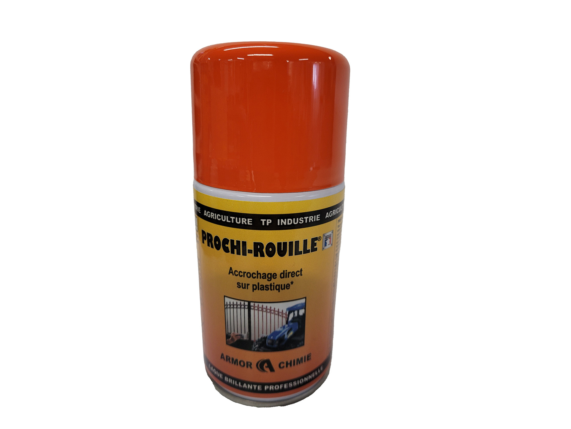 Peinture antirouille aérosol PROCHIROUILLE Orange Kubota 1207 250ml